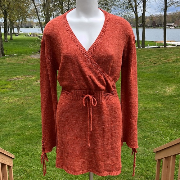 Shein boho retro knit dress L - Picture 1 of 12